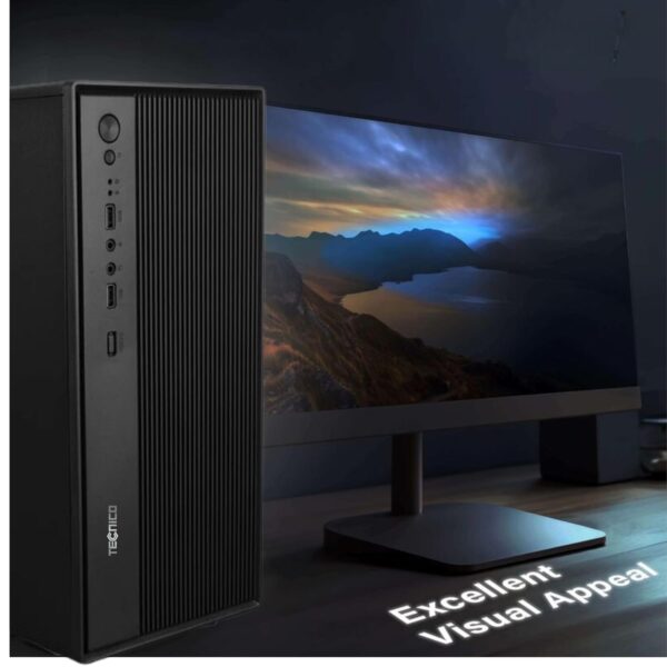 TECNICO Desktop Computer Set, Core i5-2400, 8GB RAM, 128GB SSD, 20-inch Monitor, Keyboard, Mouse, Speakers - Image 6