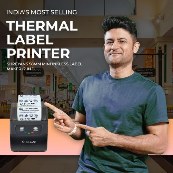 SHREYANS Label Printer (Label Printer) - Image 6