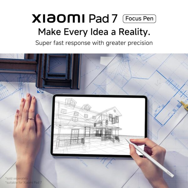 Xiaomi Pad 7 |Qualcomm Snapdragon 7+ Gen 3 |28.35cm(11.16") Display |12GB, 256GB |3.2K CrystalRes Display |HyperOS 2 |68 Billion+ Colours |Dolby Vision Atmos |Quad Speakers |Wi-Fi 6e |Graphite Grey - Image 9