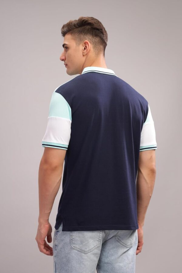 ADRO Men's Regular Fit Polo Tshirt in 100% Cotton Multi Color Polo - Image 3