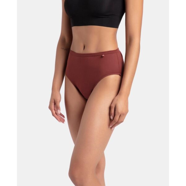 Jockey 1406 Women's High Coverage Super Combed Cotton Mid Waist Hipster with Concealed Waistband and Stay Fresh Treatment (Pack of 3_Colors & Prints May Vary) - Image 10