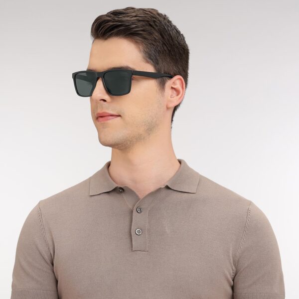 VINCENT CHASE EYEWEAR By Lenskart | Full Rim Square Sunglasses | Polarized And 100% UV Protected|Men & Women| Vc S13973 - Image 5