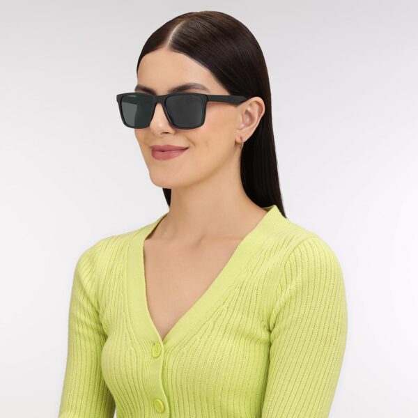 VINCENT CHASE EYEWEAR By Lenskart | Full Rim Square Sunglasses | Polarized And 100% UV Protected|Men & Women| Vc S13973 - Image 6