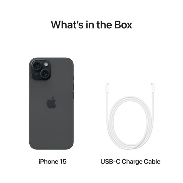 Apple iPhone 15 (128 GB) - Black - Image 7