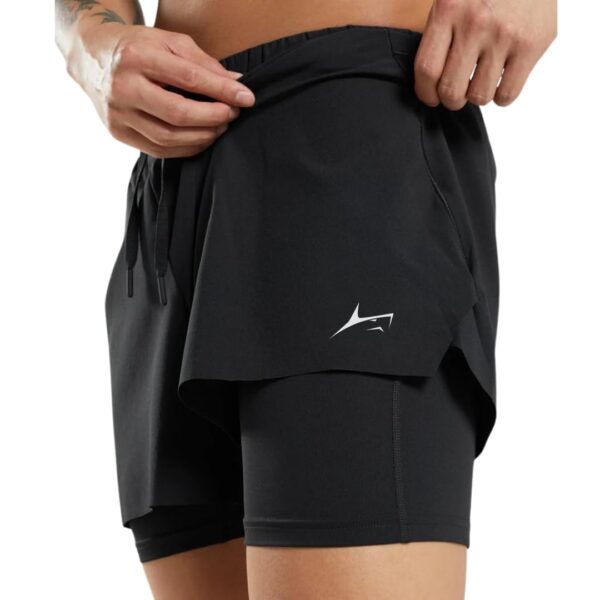 PROSHARX 2 in 1 Active Dual Shorts with Inner Tights Layer | Men's Double Layer Short for Running, Gym & Sports - Image 4