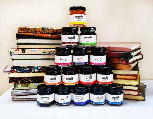 Syahi - The Great Indian Ink (Bloody Red) Fountain Pen, Calligraphy, Drawing, Doodle - Image 7