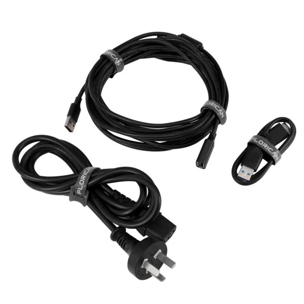 FLORICAN Cable Organiser, Cord Management System for PC, TV, Home Theater, Speaker & Cables, Reusable Cable Organizer for Desk, WFH Accessories, Reusable Cable Ties Strap (15 Pcs) - Image 4