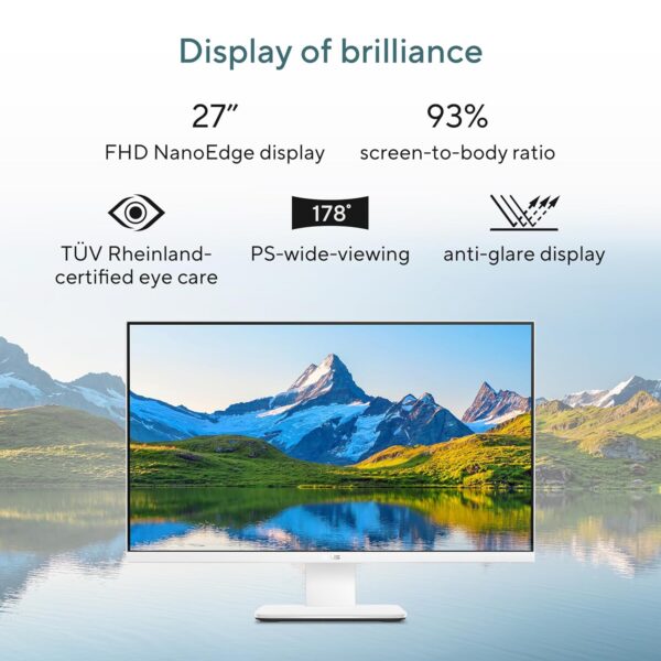 ASUS AiO V470,13th Gen Intel Core i5-13420H, 27" FHD,100Hz,All-in-One PC(16GB RAM/1TB SSD/Windows 11/Office 24/Retractable Camera/with Wireless Keyboard & Mouse/M365 Basic (1Year)*) V470VA-KWPE005WS - Image 6