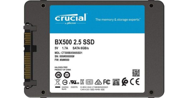 Crucial BX500 500GB 2.5-inch SATA 3D NAND Internal SSD Upto 550 MB/s - Image 5