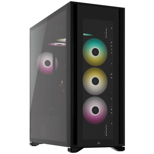 Corsair iCUE 7000X RGB Tempered Glass Full-Tower ATX Computer Case/Gaming Cabinet - Black - CC-9011226-WW - Image 16