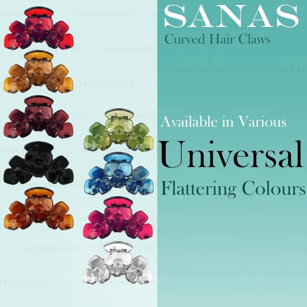 Sanas Women's Accessories Clips 4PCS for Hair Fancy Hair Clips Korean Clips Hair Clutch Butterfly Hair Clip Hair Accessory Stylish Butterfly Hair Claw Clutcher 4PCS, Multicolour - Image 5