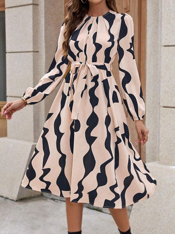 Leriya Fashion Printed Maxi Dresses for Women – Trendy Long One Piece Summer Outfit | Lightweight Flared Dress for Casual & Holiday Wear - Image 5