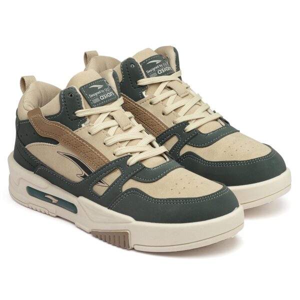 ASIAN Men's MEXICO-11 Casual Sneaker Shoes with Synthetic Upper Lightweight Comfortable Mid Top Sneaker Shoes for Men's & Boy's - Image 2