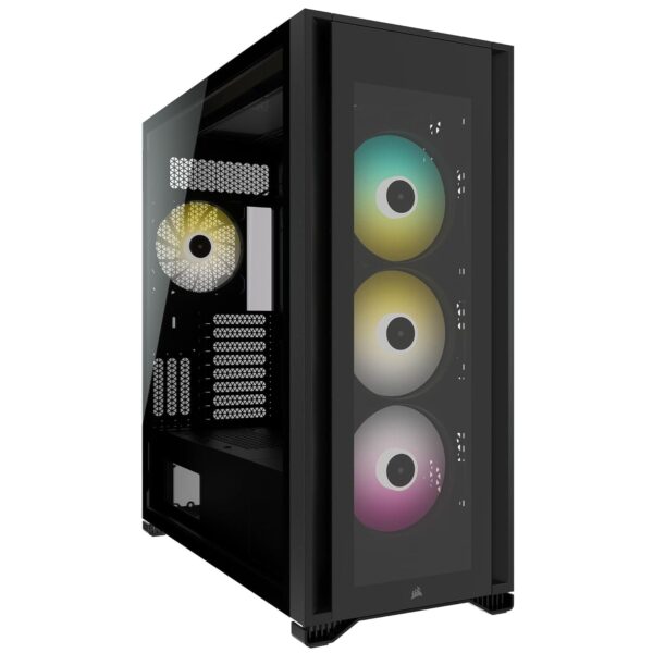 Corsair iCUE 7000X RGB Tempered Glass Full-Tower ATX Computer Case/Gaming Cabinet - Black - CC-9011226-WW - Image 2