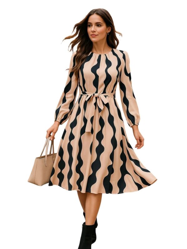 Leriya Fashion Printed Maxi Dresses for Women – Trendy Long One Piece Summer Outfit | Lightweight Flared Dress for Casual & Holiday Wear - Image 2