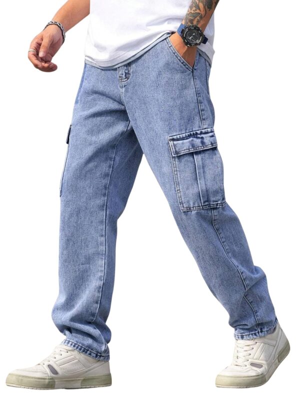 Men Jeans || Jeans for Men || Cargo Jeans (Q-04-05) - Image 2