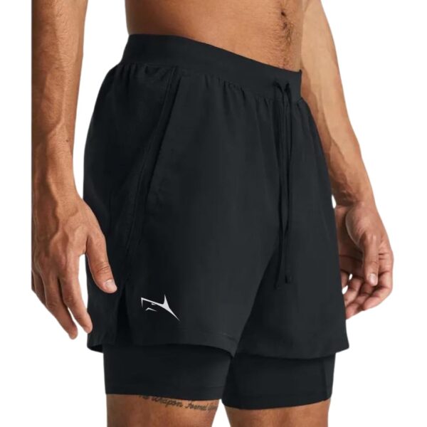 PROSHARX 2 in 1 Active Dual Shorts with Inner Tights Layer | Men's Double Layer Short for Running, Gym & Sports - Image 2