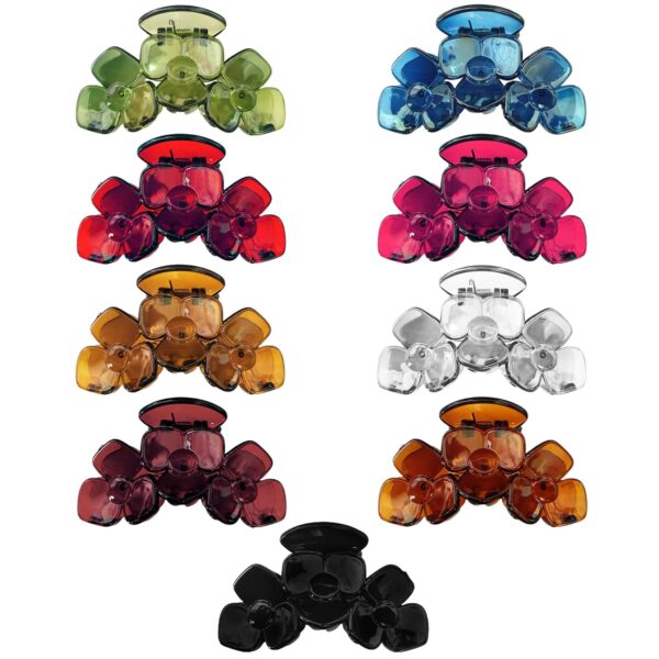 Sanas Women's Accessories Clips 4PCS for Hair Fancy Hair Clips Korean Clips Hair Clutch Butterfly Hair Clip Hair Accessory Stylish Butterfly Hair Claw Clutcher 4PCS, Multicolour - Image 2